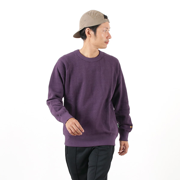 GOHEMP（ゴーヘンプ） ヘンプコットン　フリース　クルーポケットスウェット