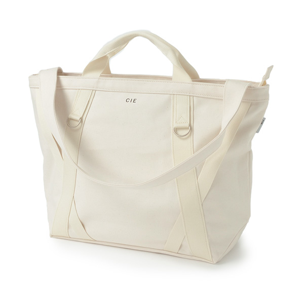 CIE (シー） ダック キャンバス トートバッグ L