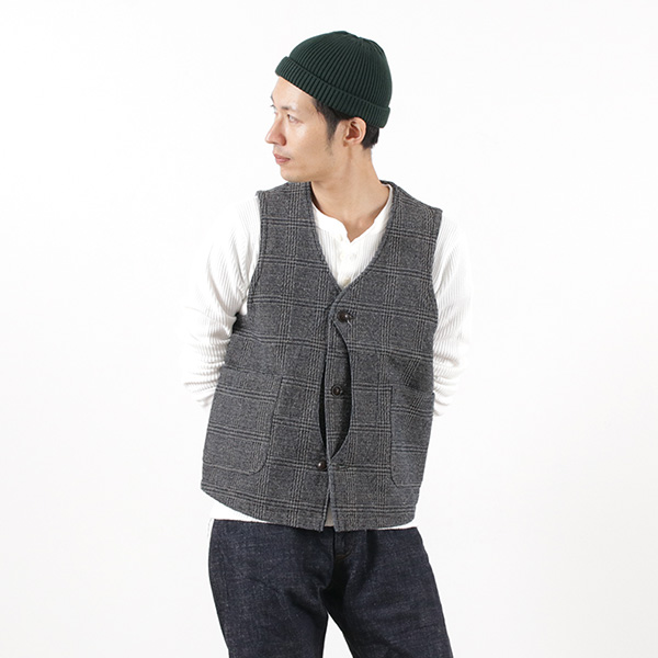 JAPAN BLUE JEANS（ジャパンブルージーンズ） J423525 デニム ツイード ハンティング ベスト