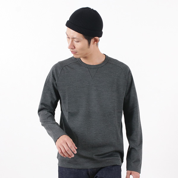 RE MADE IN TOKYO JAPAN（アールイー） ドレスウールジャージー クルーネック