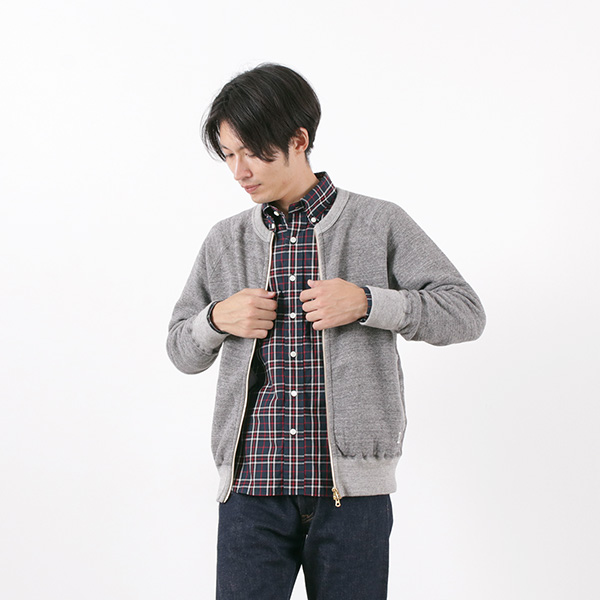 KEPANI（ケパニ） 別注 ハリス ジップアップ クルーネック